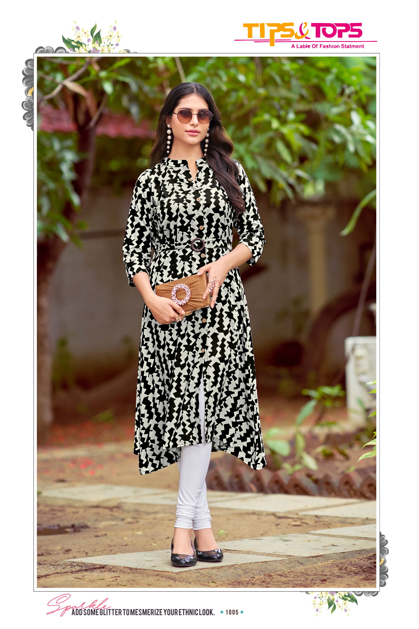 Grassy By Tips And Tops Rayon Printed Kurtis Wholesale Shop In Surat
